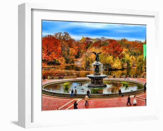 Bethesda Terrace, Central Park, New York City-Sabine Jacobs-Framed Photographic Print