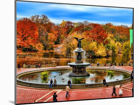 Bethesda Terrace, Central Park, New York City-Sabine Jacobs-Mounted Photographic Print