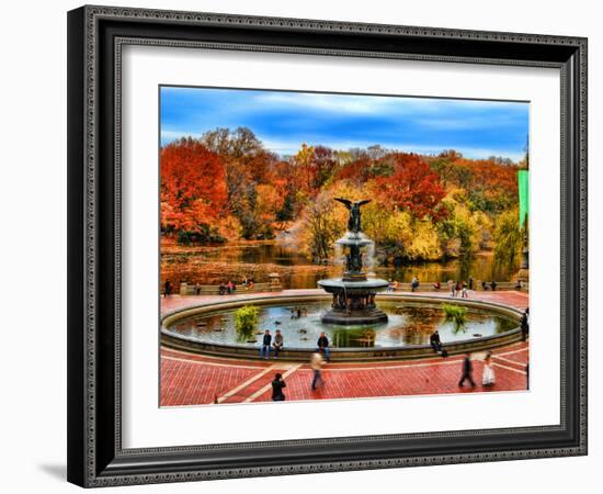 Bethesda Terrace, Central Park, New York City-Sabine Jacobs-Framed Photographic Print