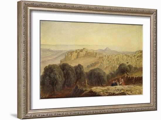 Bethleham, 1873-Edward Lear-Framed Giclee Print