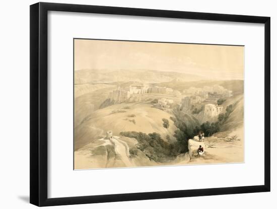 Bethlehem, April 6th 1839, Plate 85 from Volume II of The Holy Land, Engraved by Louis Haghe-David Roberts-Framed Giclee Print