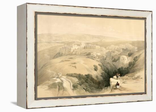 Bethlehem, April 6th 1839, Plate 85 from Volume II of The Holy Land, Engraved by Louis Haghe-David Roberts-Framed Premier Image Canvas