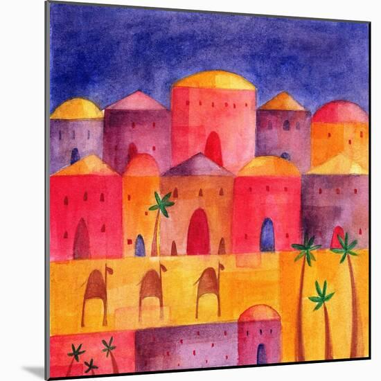 Bethlehem by Starlight, 2001-Alex Smith-Burnett-Mounted Giclee Print