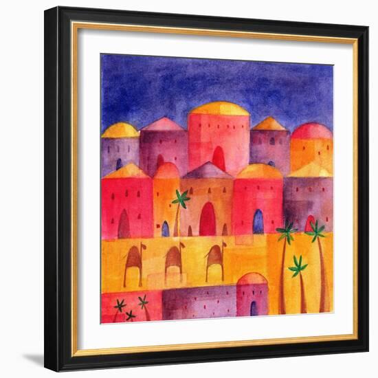 Bethlehem by Starlight, 2001-Alex Smith-Burnett-Framed Giclee Print