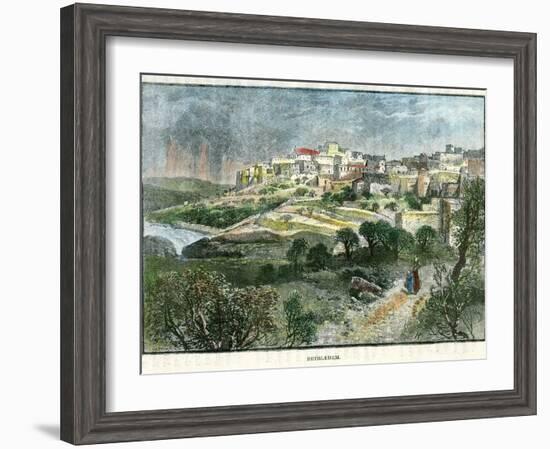 Bethlehem, Palestine, C1885-J Harmsworth-Framed Premium Giclee Print