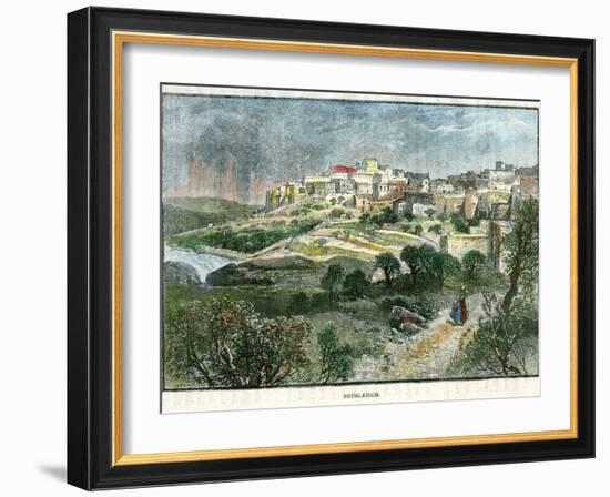 Bethlehem, Palestine, C1885-J Harmsworth-Framed Premium Giclee Print