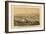 Bethlehem, Pennsylvania - Panoramic Map-Lantern Press-Framed Art Print