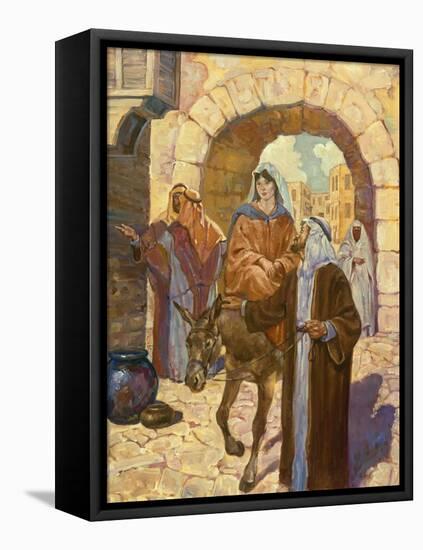 Bethlehem Scene-Hal Frenck-Framed Premier Image Canvas