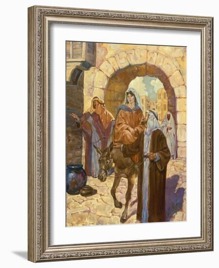 Bethlehem Scene-Hal Frenck-Framed Giclee Print