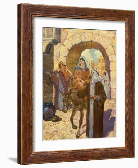 Bethlehem Scene-Hal Frenck-Framed Giclee Print