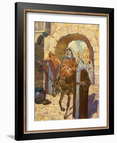 Bethlehem Scene-Hal Frenck-Framed Giclee Print