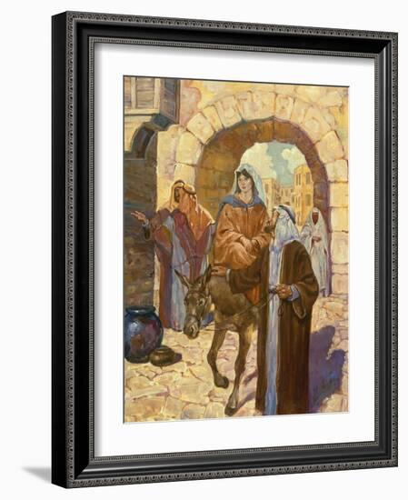 Bethlehem Scene-Hal Frenck-Framed Giclee Print