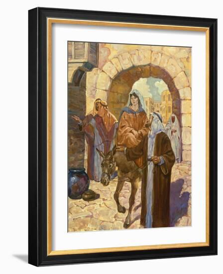 Bethlehem Scene-Hal Frenck-Framed Giclee Print