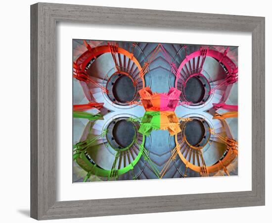 Bethlehem Spirals Abstract-Steven Maxx-Framed Photographic Print