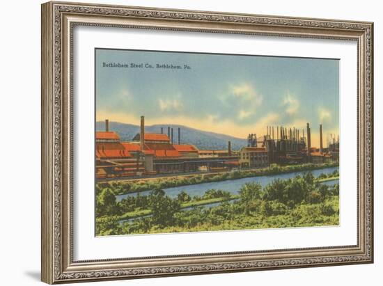 Bethlehem Steel, Bethlehem, Pennsylvania-null-Framed Art Print