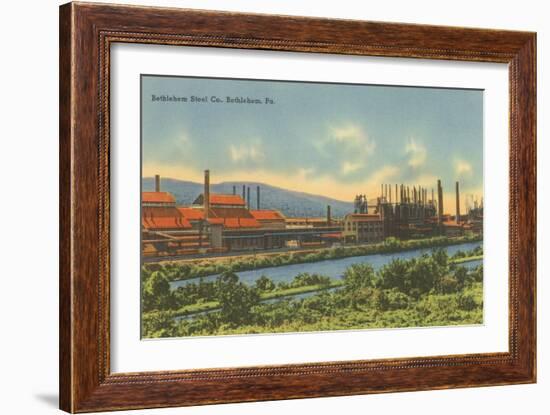 Bethlehem Steel, Bethlehem, Pennsylvania-null-Framed Art Print