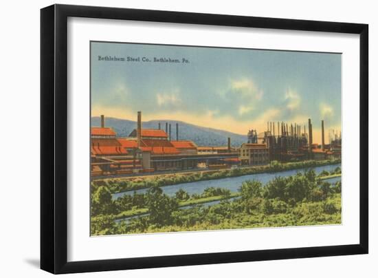 Bethlehem Steel, Bethlehem, Pennsylvania-null-Framed Art Print