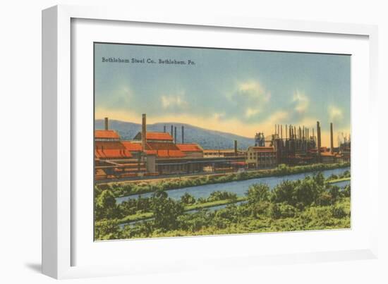 Bethlehem Steel, Bethlehem, Pennsylvania-null-Framed Art Print