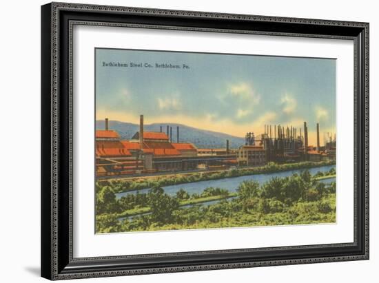 Bethlehem Steel, Bethlehem, Pennsylvania-null-Framed Art Print