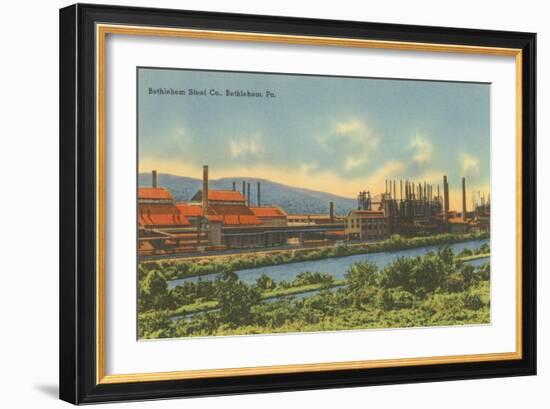 Bethlehem Steel, Bethlehem, Pennsylvania-null-Framed Art Print