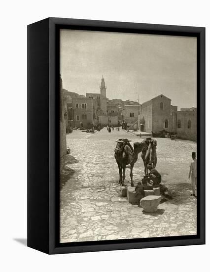 Bethlehem: Street, C1911-null-Framed Premier Image Canvas