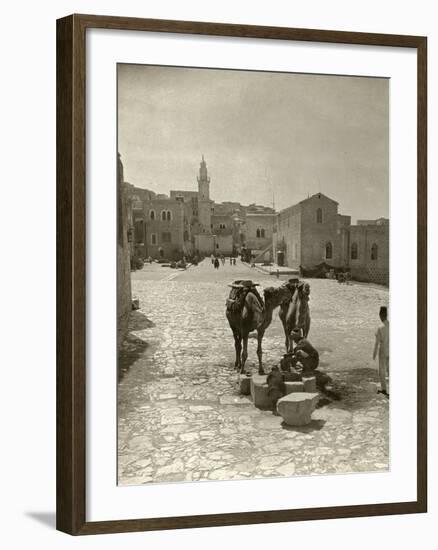 Bethlehem: Street, C1911-null-Framed Photographic Print