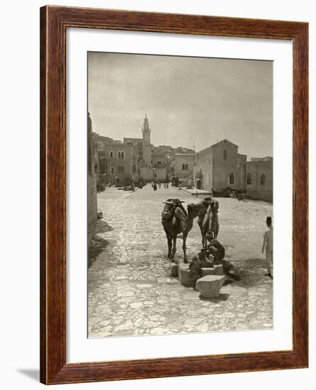 Bethlehem: Street, C1911-null-Framed Photographic Print