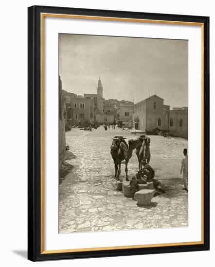 Bethlehem: Street, C1911-null-Framed Photographic Print