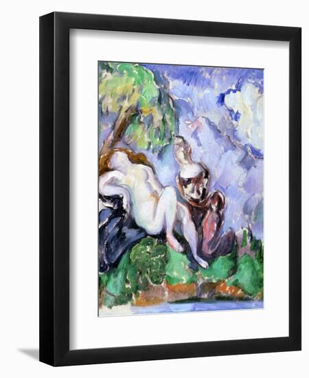 Bethsabee, 1885-1890-Paul Cézanne-Framed Giclee Print