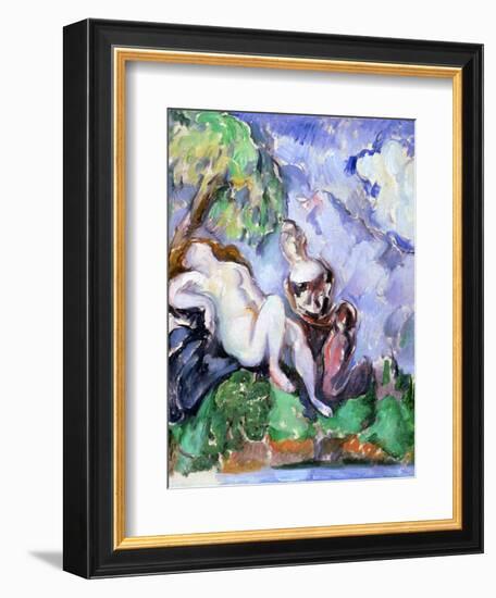 Bethsabee, 1885-1890-Paul Cézanne-Framed Giclee Print