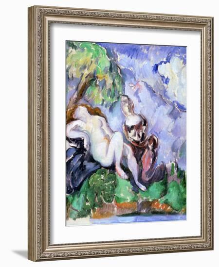 Bethsabee, 1885-1890-Paul Cézanne-Framed Giclee Print