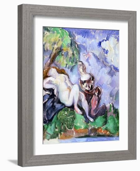 Bethsabee, 1885-1890-Paul Cézanne-Framed Giclee Print