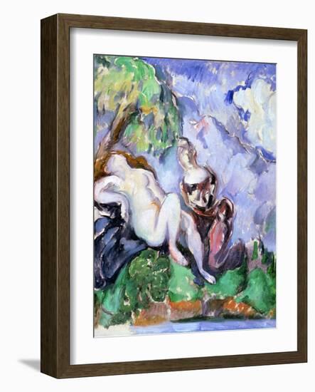 Bethsabee, 1885-1890-Paul Cézanne-Framed Giclee Print