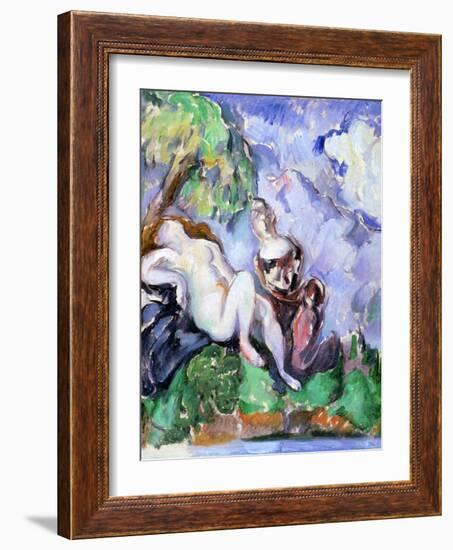 Bethsabee, 1885-1890-Paul Cézanne-Framed Giclee Print