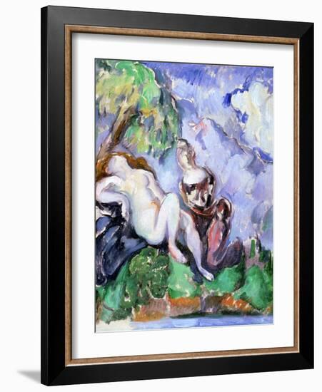 Bethsabee, 1885-1890-Paul Cézanne-Framed Giclee Print