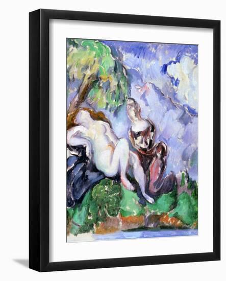 Bethsabee, 1885-1890-Paul Cézanne-Framed Giclee Print