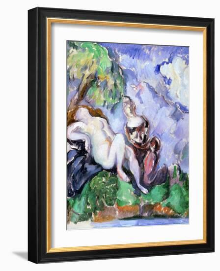 Bethsabee, 1885-1890-Paul Cézanne-Framed Giclee Print