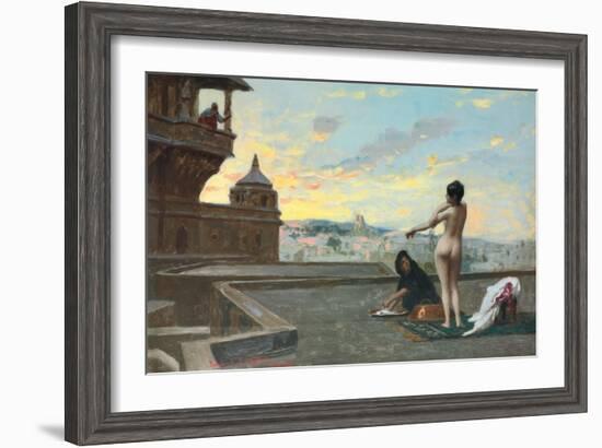 Bethsabee, 1889-Jean Leon Gerome-Framed Giclee Print