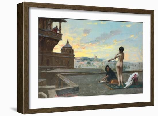 Bethsabee, 1889-Jean Leon Gerome-Framed Giclee Print