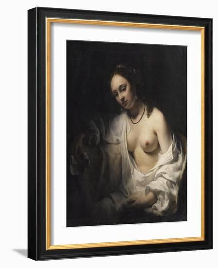 Bethsabée recevant la lettre de David-Willem Drost-Framed Giclee Print