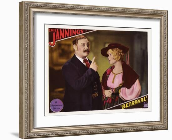 Betrayal-null-Framed Art Print