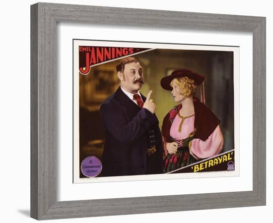 Betrayal-null-Framed Art Print