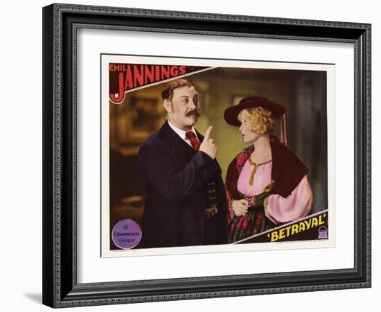 Betrayal-null-Framed Art Print