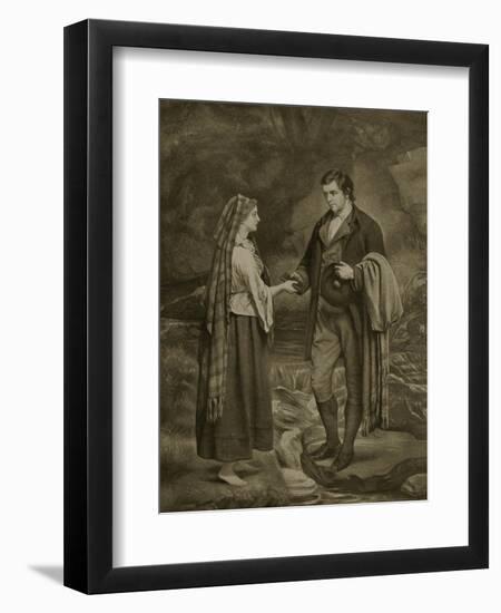 Betrothal of Robert Burns and Highland Mary, 1785-James Archer-Framed Giclee Print