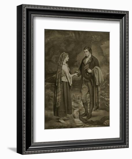 Betrothal of Robert Burns and Highland Mary, 1785-James Archer-Framed Giclee Print