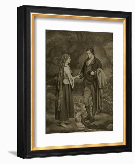 Betrothal of Robert Burns and Highland Mary, 1785-James Archer-Framed Giclee Print