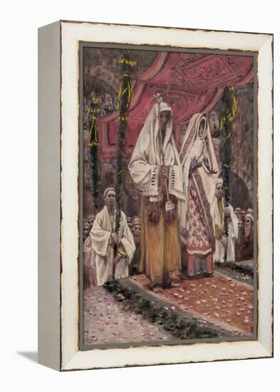 Betrothal of the Holy Virgin and Saint Joseph-James Jacques Joseph Tissot-Framed Premier Image Canvas