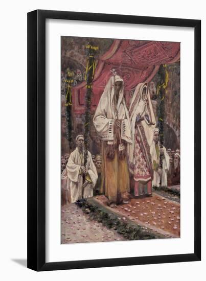 Betrothal of the Holy Virgin and Saint Joseph-James Jacques Joseph Tissot-Framed Giclee Print