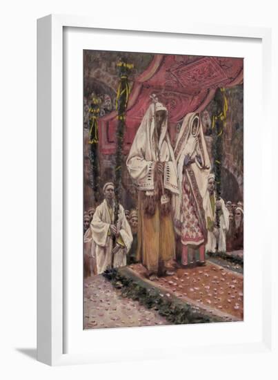 Betrothal of the Holy Virgin and Saint Joseph-James Jacques Joseph Tissot-Framed Giclee Print