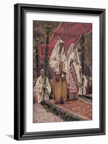 Betrothal of the Holy Virgin and Saint Joseph-James Jacques Joseph Tissot-Framed Giclee Print
